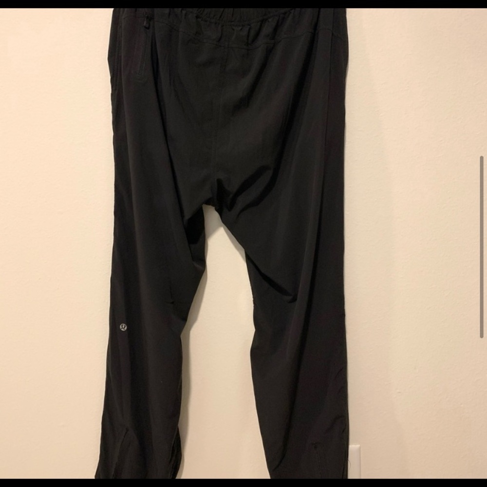 Black lululemon surge joggers